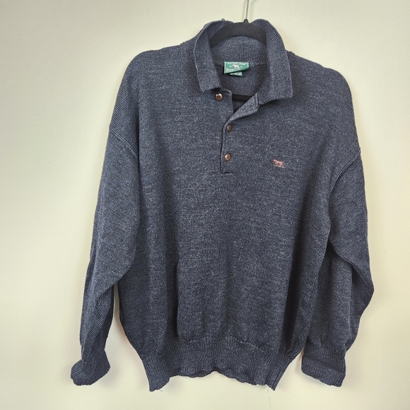 Rodd & Gunn 100% Wool Long Sleeve Polo Sweater Size M Heritage Old Money Preppy - Picture 6 of 15